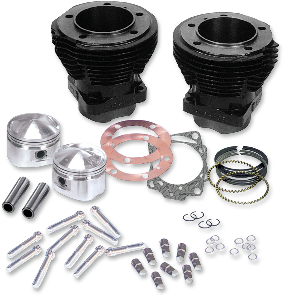 S&S CYCLE 3-5/8" Big Bore Cylinder and Piston Kit 91-9001