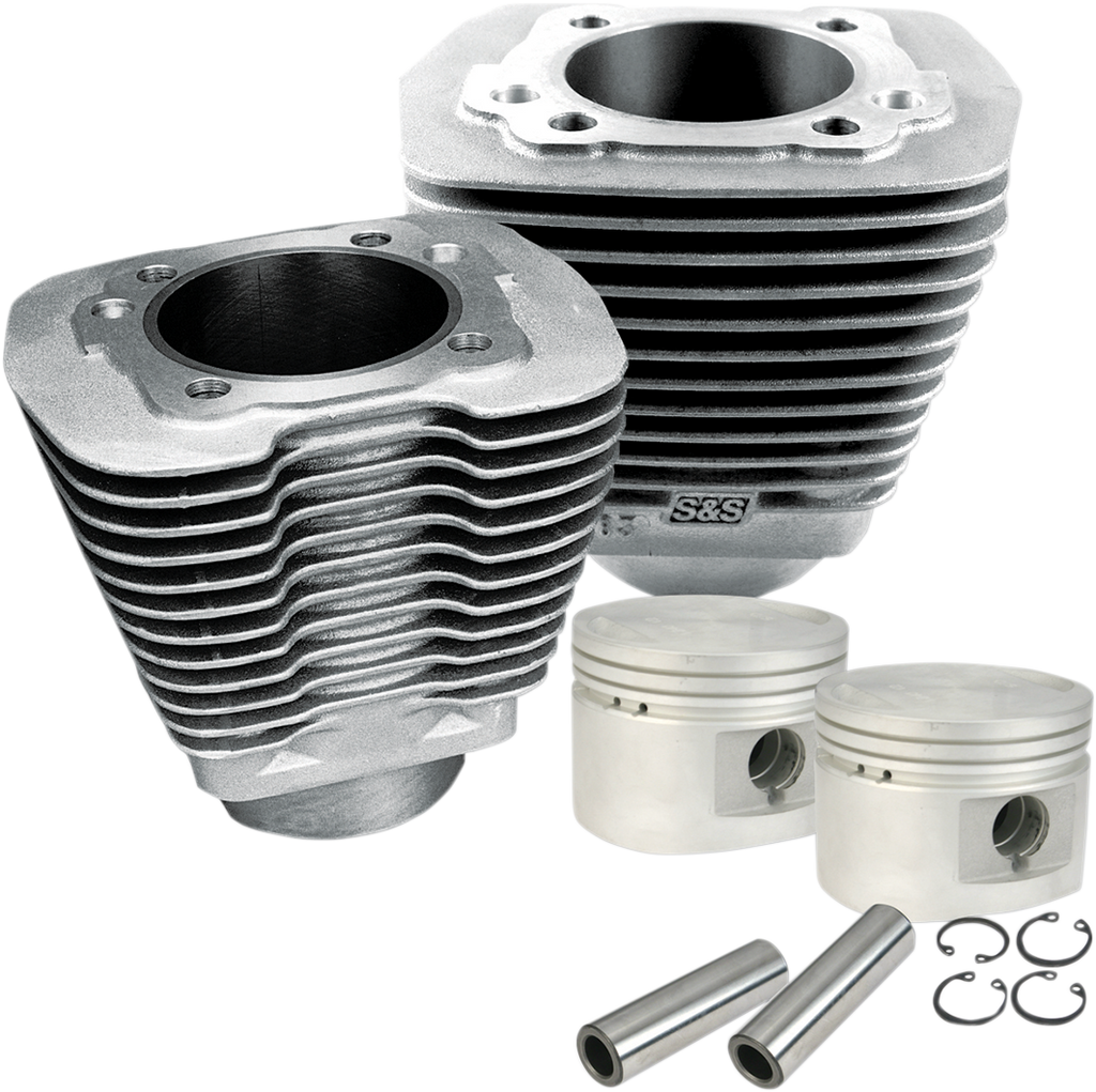 S&S CYCLE Cylinder & Piston Kit - 80" - Evolution Big Twin - Natural 910-0179