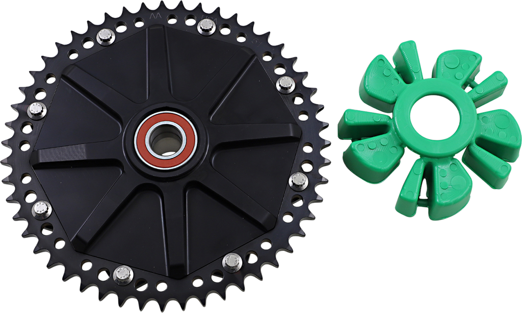 ALLOY ART Cush Drive Sprocket - Black - 51 Tooth G2CC51-11