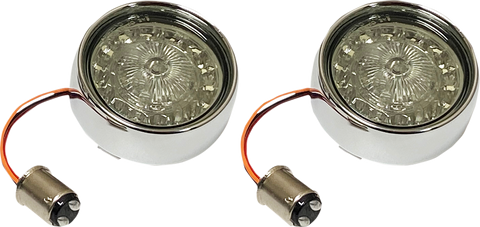 CUSTOM DYNAMICS Turn Signal Insert - Red/Smoke PBBB-RR-1157CS