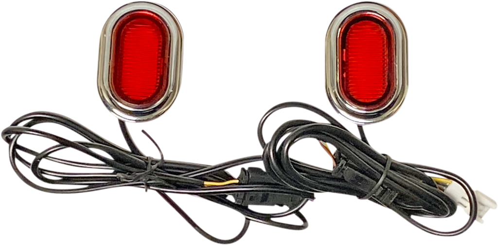 CUSTOM DYNAMICS Antenna Grommet Light - Smoke Lens - Chrome CD-PLUG-SC