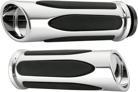 ARLEN NESS Grips - Comfort - Deep Cut - Cable - Chrome 07-050
