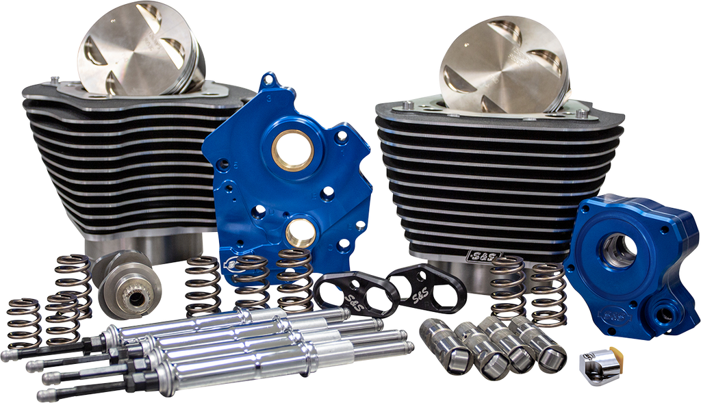 S&S CYCLE 124" Power Package Engine Performance Kit - Chain Drive 310-1050B