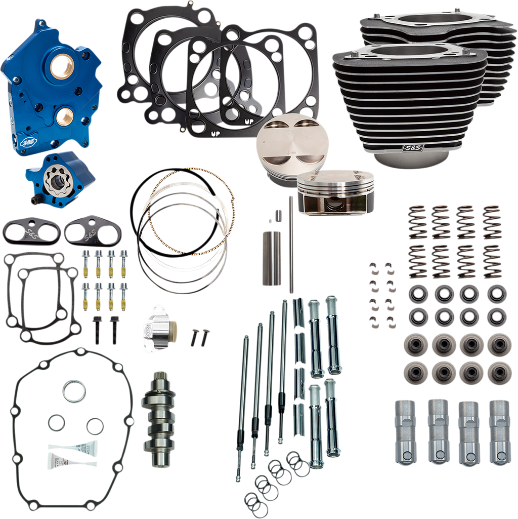 S&S CYCLE 124" Power Package Engine Performance Kit - Chain Drive 310-1052B