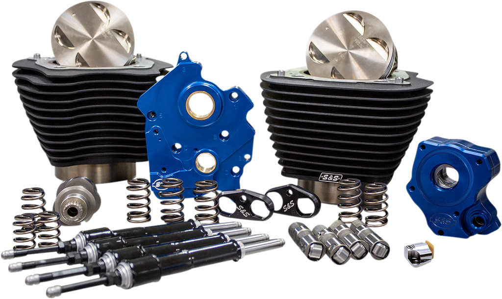 S&S CYCLE 124" Power Package Engine Performance Kit - Chain Drive 310-1057B
