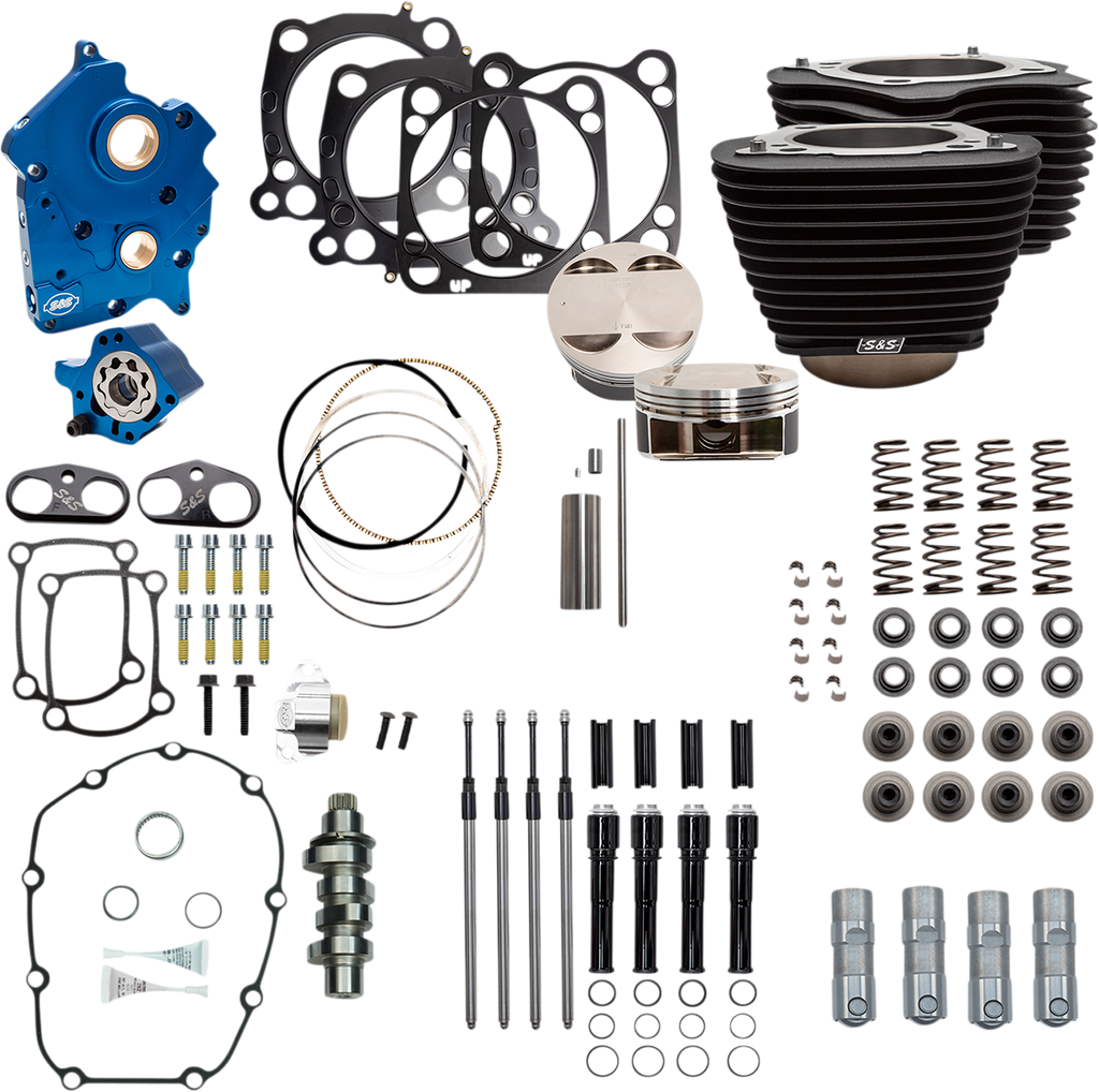 S&S CYCLE 124" Power Package Engine Performance Kit - Chain Drive 310-1057B