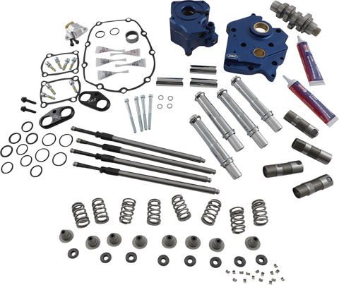 S&S CYCLE Cam Chest Kit with Plate - Chain Drive - Oil Cooled - 540 Cam - Chrome Pushrods - M8 310-1118A
