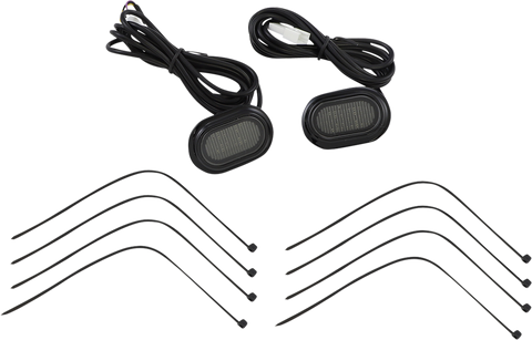 CUSTOM DYNAMICS Antenna Grommet Light - Smoke Lens - Black CD-PLUG-SB