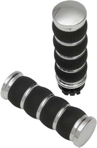 ARLEN NESS Grips - Ring Leader - Cable - Chrome 07-312