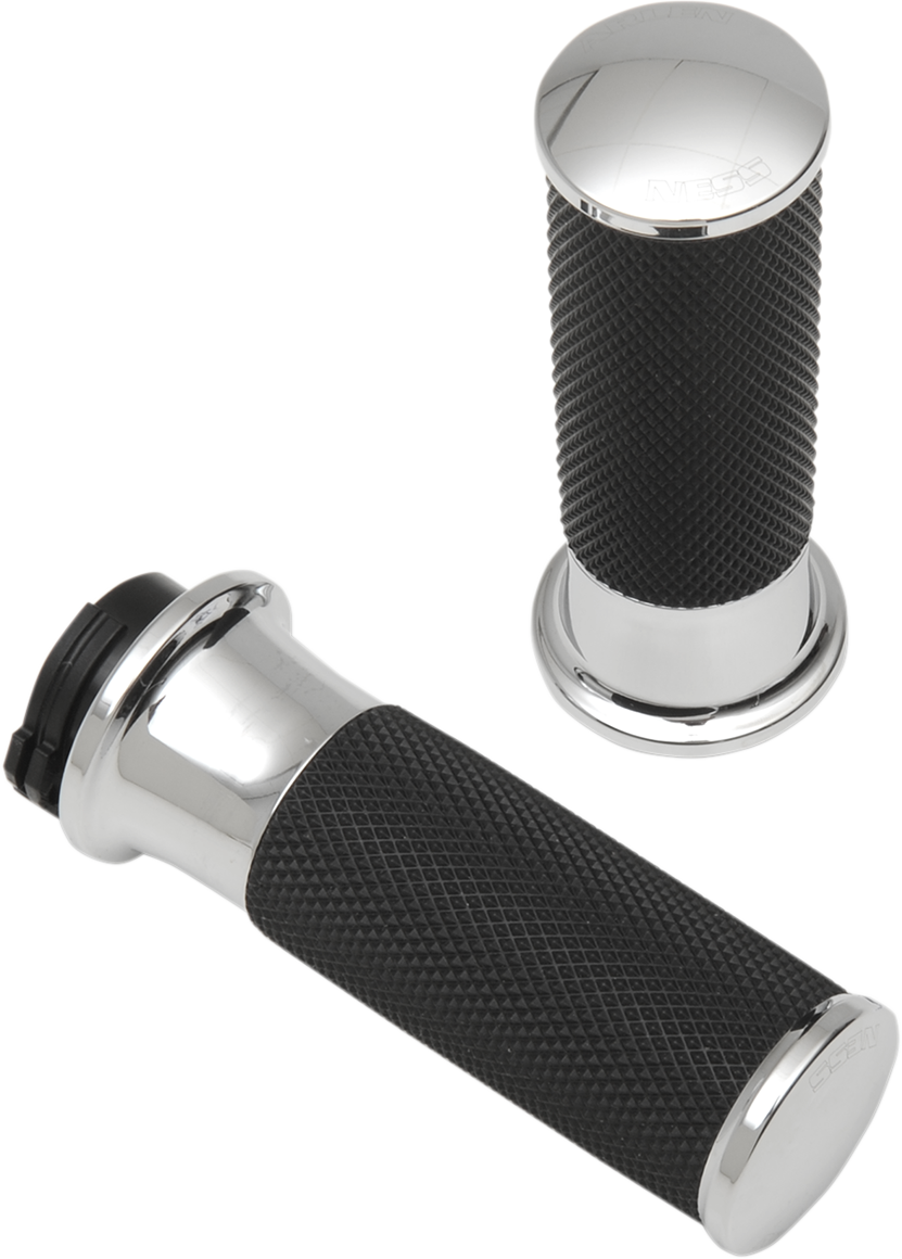 ARLEN NESS Grips - Smoothie - Cable - Chrome 07-320