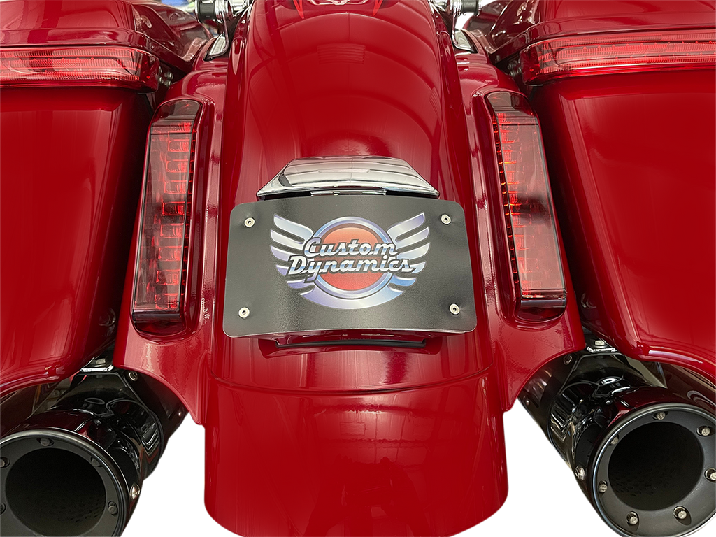 CUSTOM DYNAMICS License Plate Mount - CVO - Chrome CD-CVO-MOUNT-C