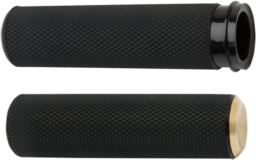 ARLEN NESS Grips - Knurled - TBW - Brass 07-334