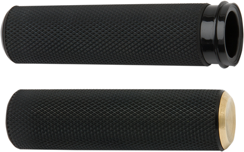 ARLEN NESS Grips - Knurled - TBW - Brass 07-334