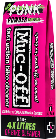 MUC-OFF USA Punk Powder Concentrated Cleaner Refill Pack - 4 Pack 20561