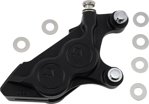 PERFORMANCE MACHINE (PM) 4-Piston Caliper - Black Ops - Right Front 0052-2424-SMB