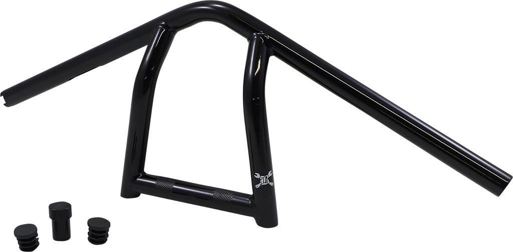 BURLY BRAND Handlebar - Jim - 9" - Black B12-6040B