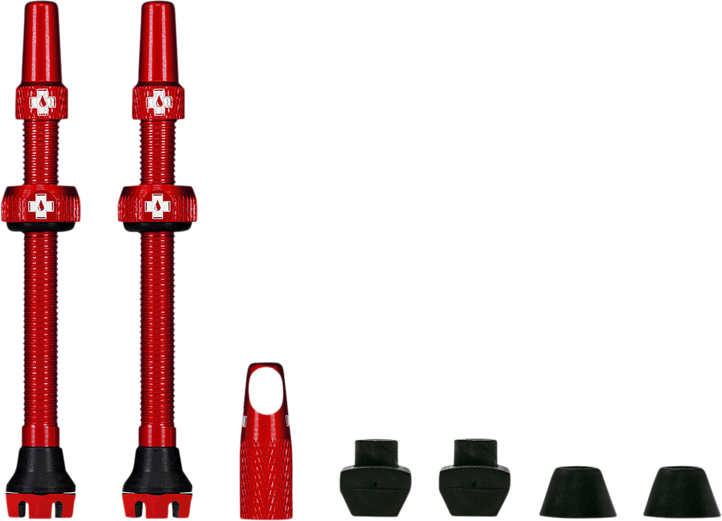 MUC-OFF USA Tubeless Valve Stems - Red 20424