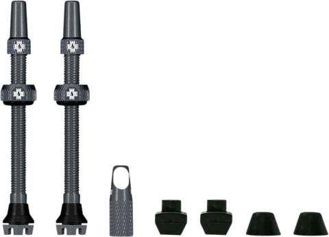 MUC-OFF USA Tubeless Valve Stems - Gray 20547