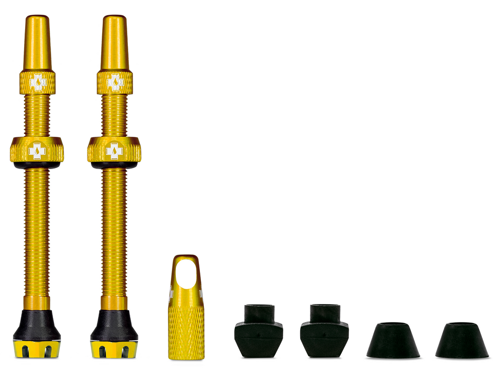 MUC-OFF USA Tubeless Valve Stems - Gold 20426