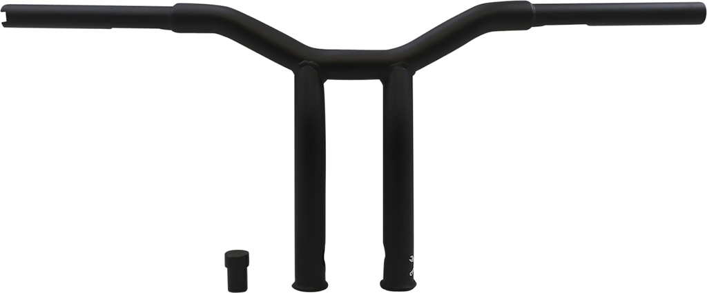 BURLY BRAND Handlebar - Dominator - Raked - 10" - Matte Black B12-6051SB