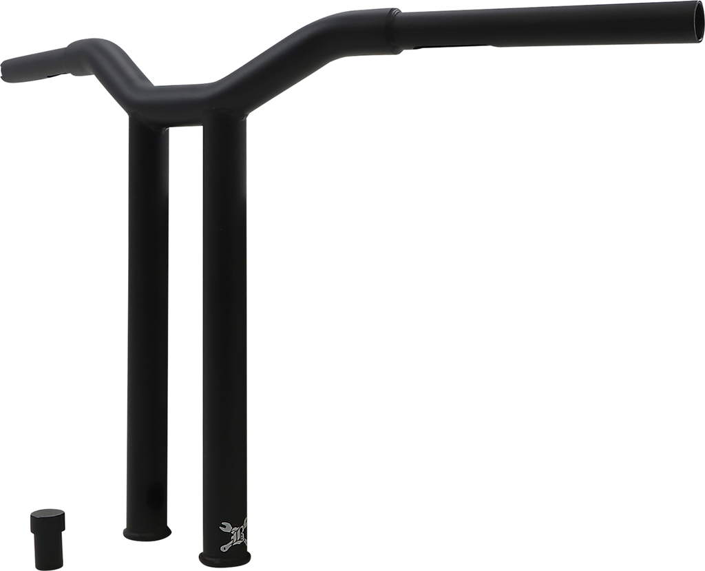 BURLY BRAND Handlebar - Dominator - Straight - 14" - Matte Black B12-6073SB