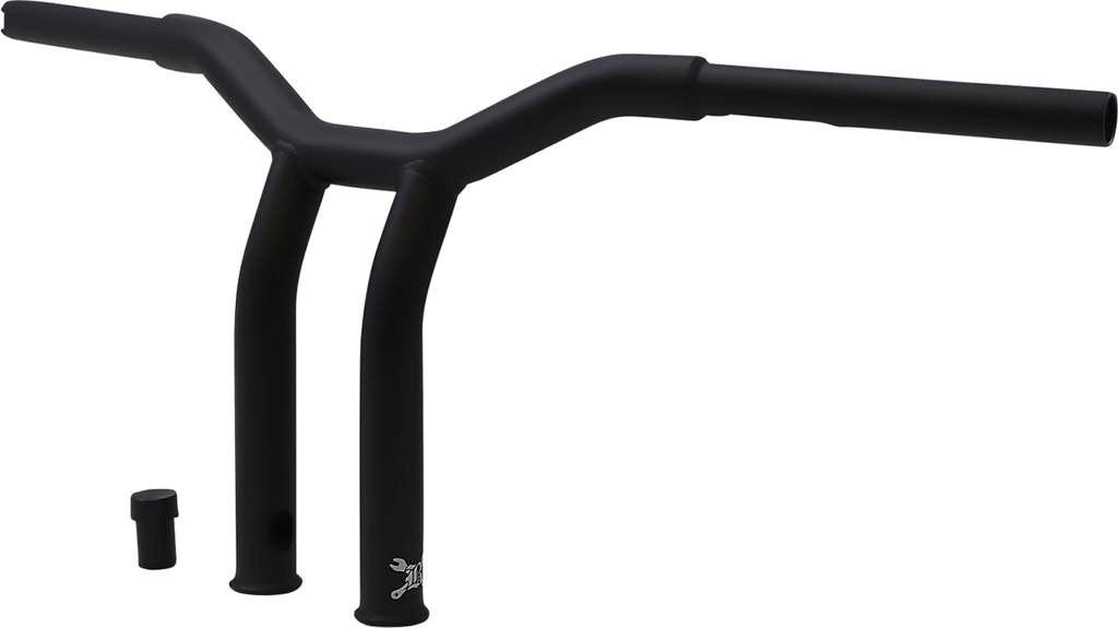 BURLY BRAND Handlebar - Dominator - Raked - 10" - Matte Black B12-6051SB
