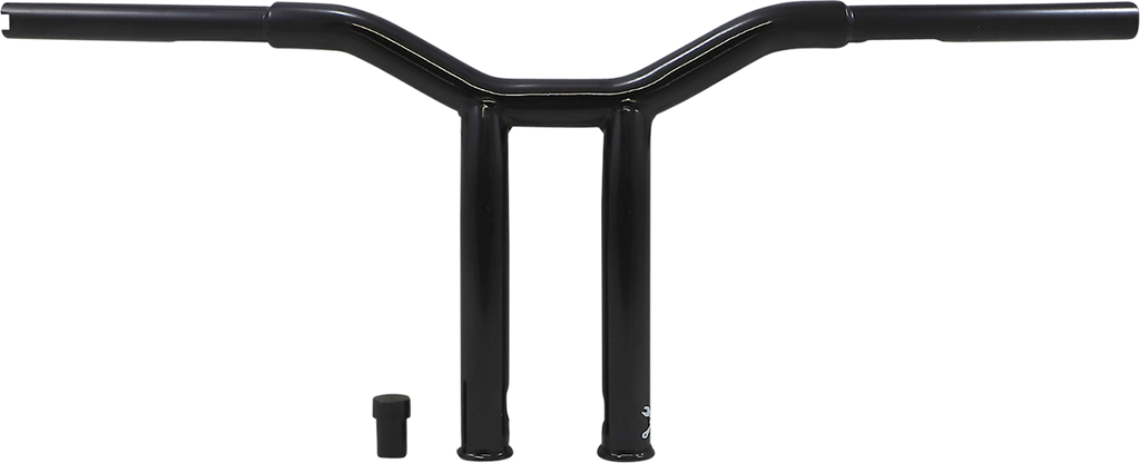 BURLY BRAND Handlebar - Dominator - Raked - 10" - Black B12-6051B