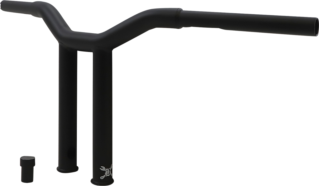BURLY BRAND Handlebar - Dominator - Straight - 10" - Matte Black B12-6071SB
