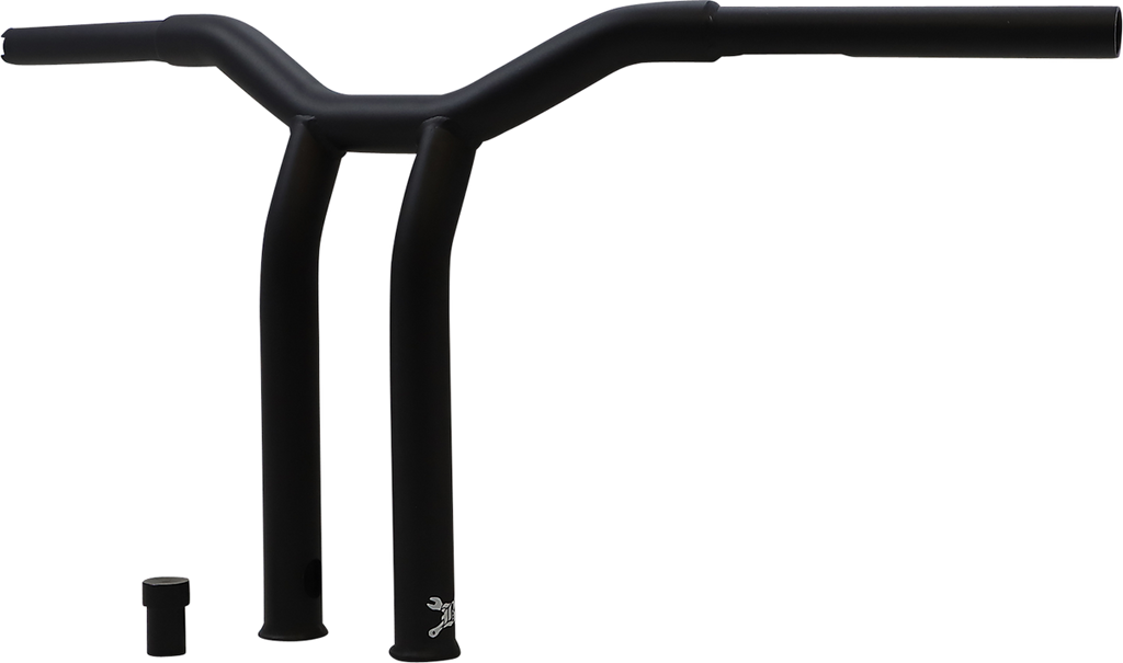 BURLY BRAND Handlebar - Dominator - Raked - 12" - Matte Black B12-6052SB