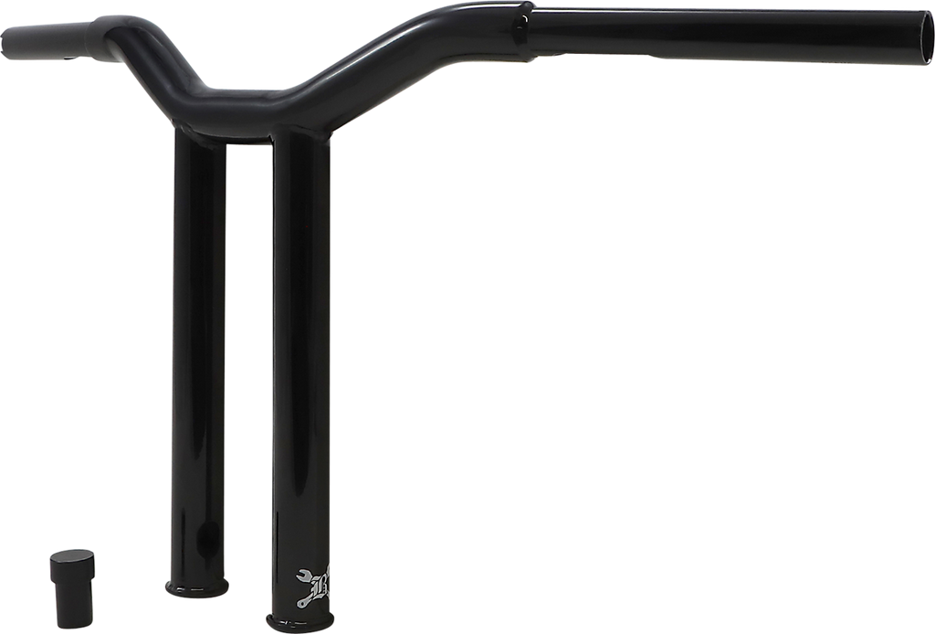 BURLY BRAND Handlebar - Dominator - Straight - 12" - Black B12-6072B