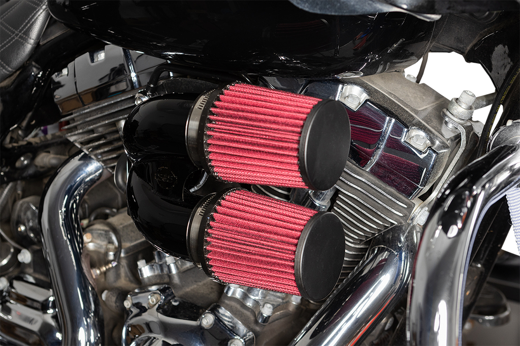 S&S CYCLE Tuned Induction Air Cleaner Kit - Gloss Black 170-0637A