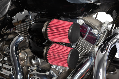 S&S CYCLE Tuned Induction Air Cleaner Kit - Gloss Black 170-0637A