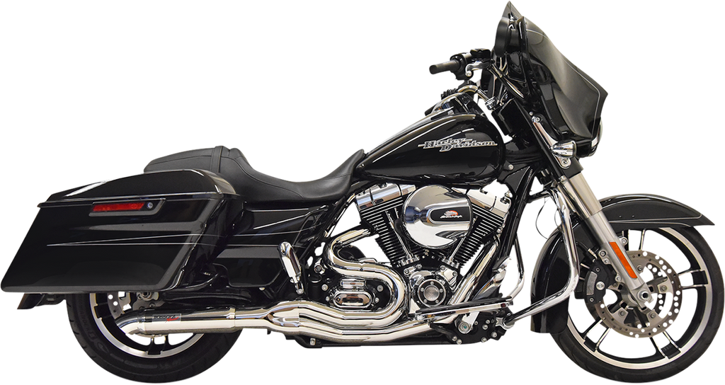 BASSANI XHAUST 2:1 Exhaust - Hotrod - Chrome 1F67C