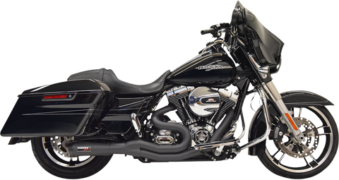 BASSANI XHAUST 2:1 Exhaust - Black 1F61B