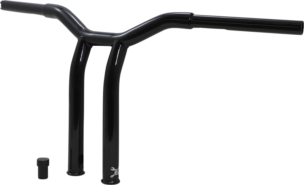 BURLY BRAND Handlebar - Dominator - Raked - 12" - Black B12-6052B