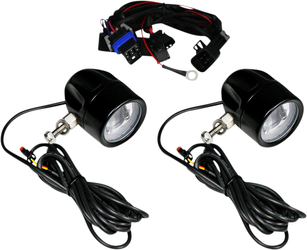 CUSTOM DYNAMICS Fog Light - Black PB-FOG-CHAL-B