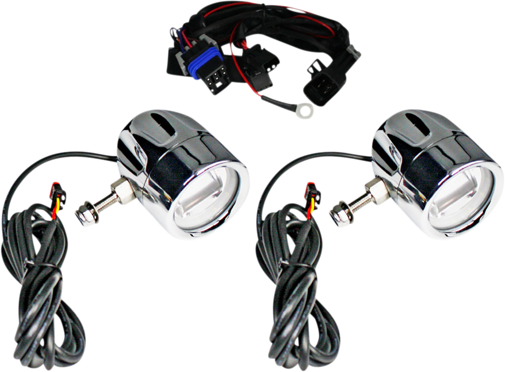CUSTOM DYNAMICS Fog Light - Chrome PB-FOG-CHAL-C