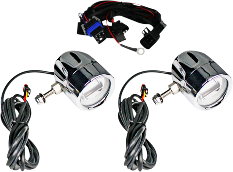 CUSTOM DYNAMICS Fog Light - Chrome PB-FOG-CHAL-C