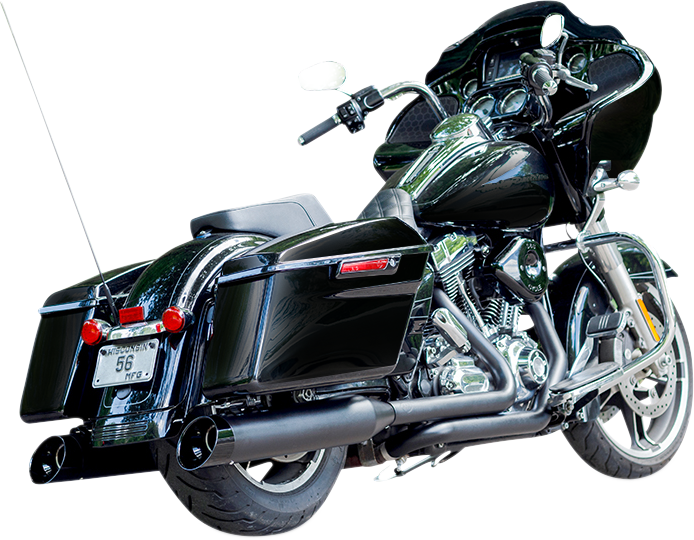 S&S CYCLE 4-1/2" Black MK45 Cutlass Performance Mufflers 550-1016
