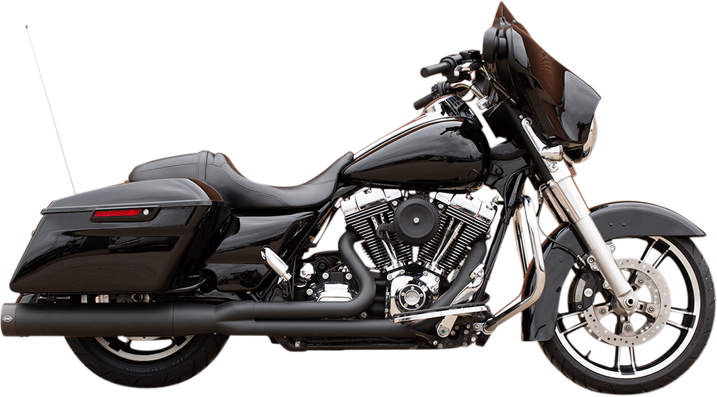 S&S CYCLE 50 State 2:1 Sidewinder? Exhaust - Black 550-0772B