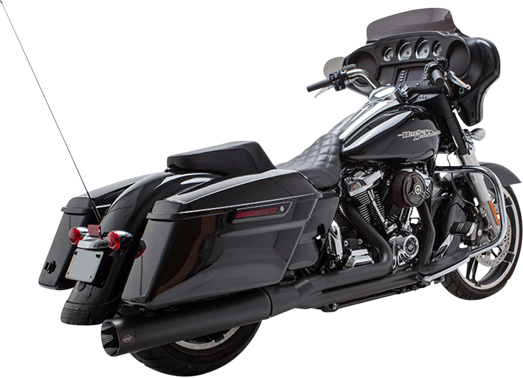 S&S CYCLE 50 State 2:1 Sidewinder? Exhaust - Black 550-0759D