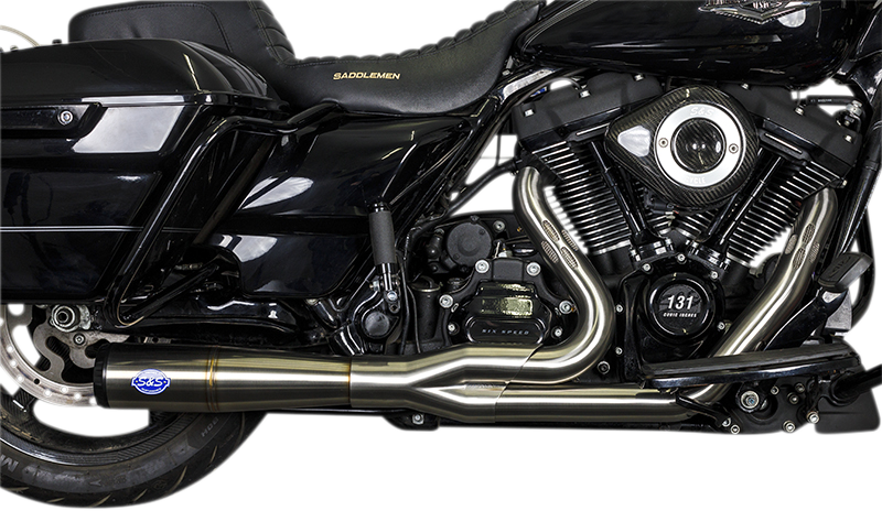 S&S CYCLE Diamondback 2-1 50 State Exhaust System - Stainless Steel 550-0999A