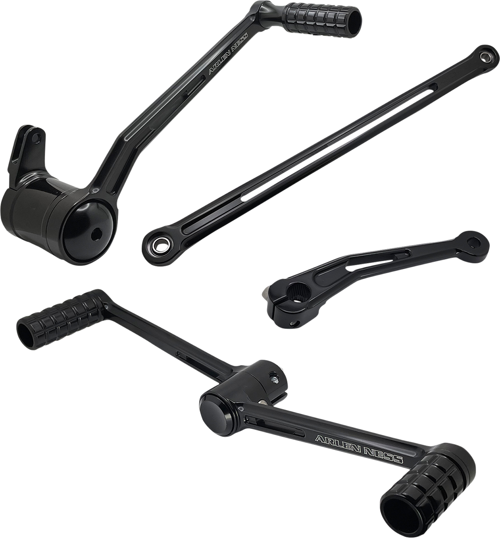 ARLEN NESS Deep Cut Foot Control Kit w/ Heel/Toe Shifter - Black 420-106