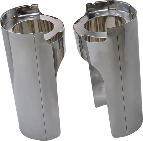 ARLEN NESS Fork Boot Cover - Chrome 125-001