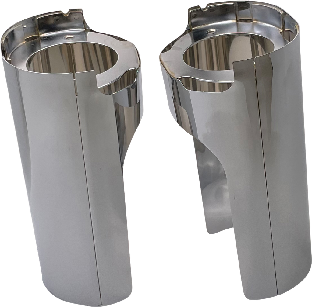 ARLEN NESS Fork Boot Cover - Chrome 125-001