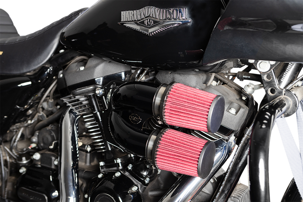 S&S CYCLE Tuned Induction Air Cleaner Kit - Gloss Black 170-0567A