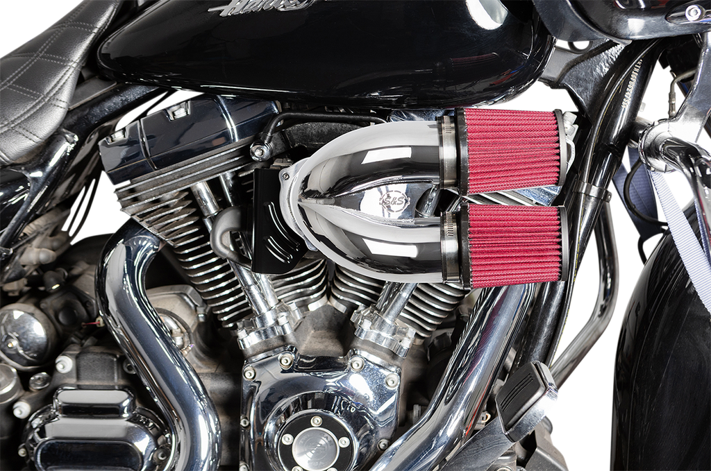 S&S CYCLE Tuned Induction Air Cleaner Kit - Chrome 170-0636A