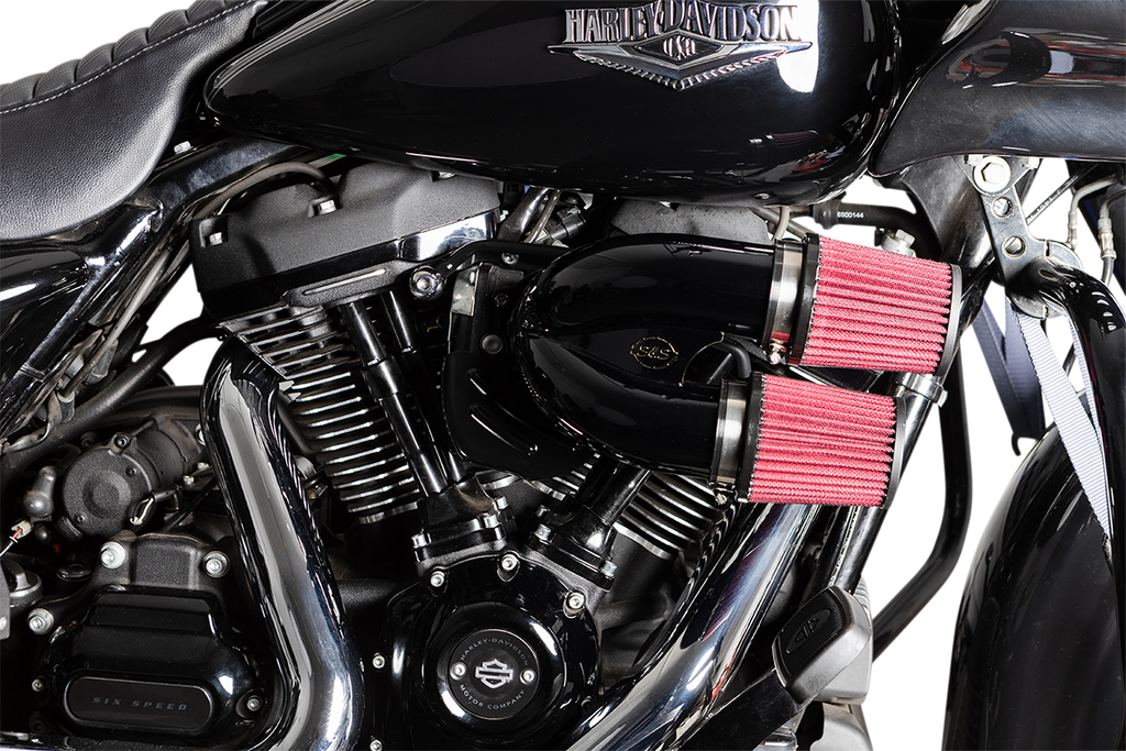 S&S CYCLE Tuned Induction Air Cleaner Kit - Gloss Black 170-0567A