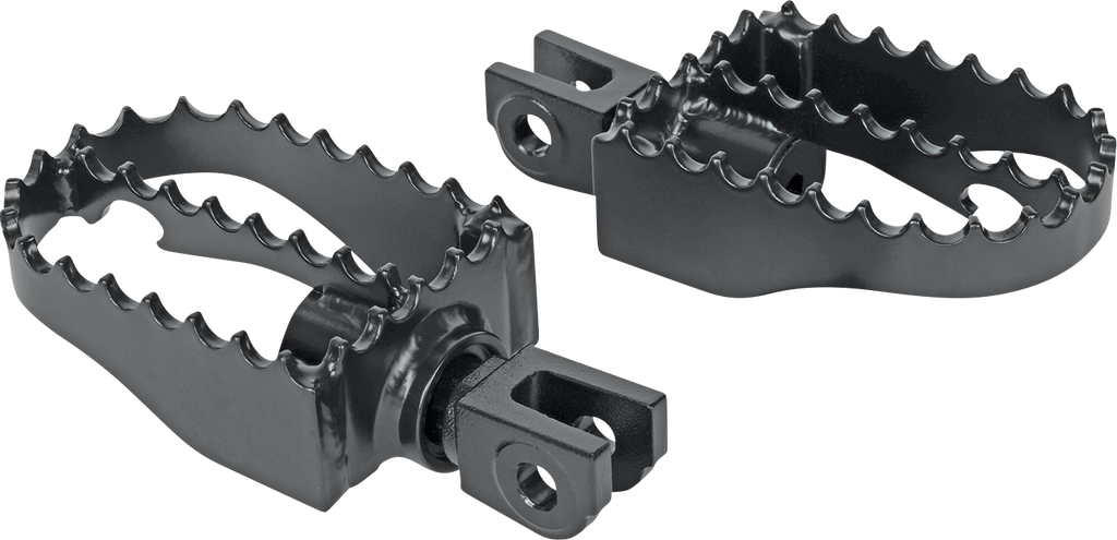BURLY BRAND MX Footpegs - Driver - Black B13-1200B