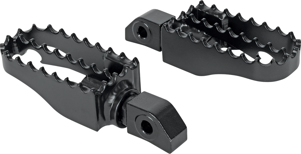 BURLY BRAND MX Footpegs - Passenger - Black B13-1201B